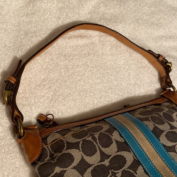 Coach Denim Stripe Mini - Picture 5 of 15